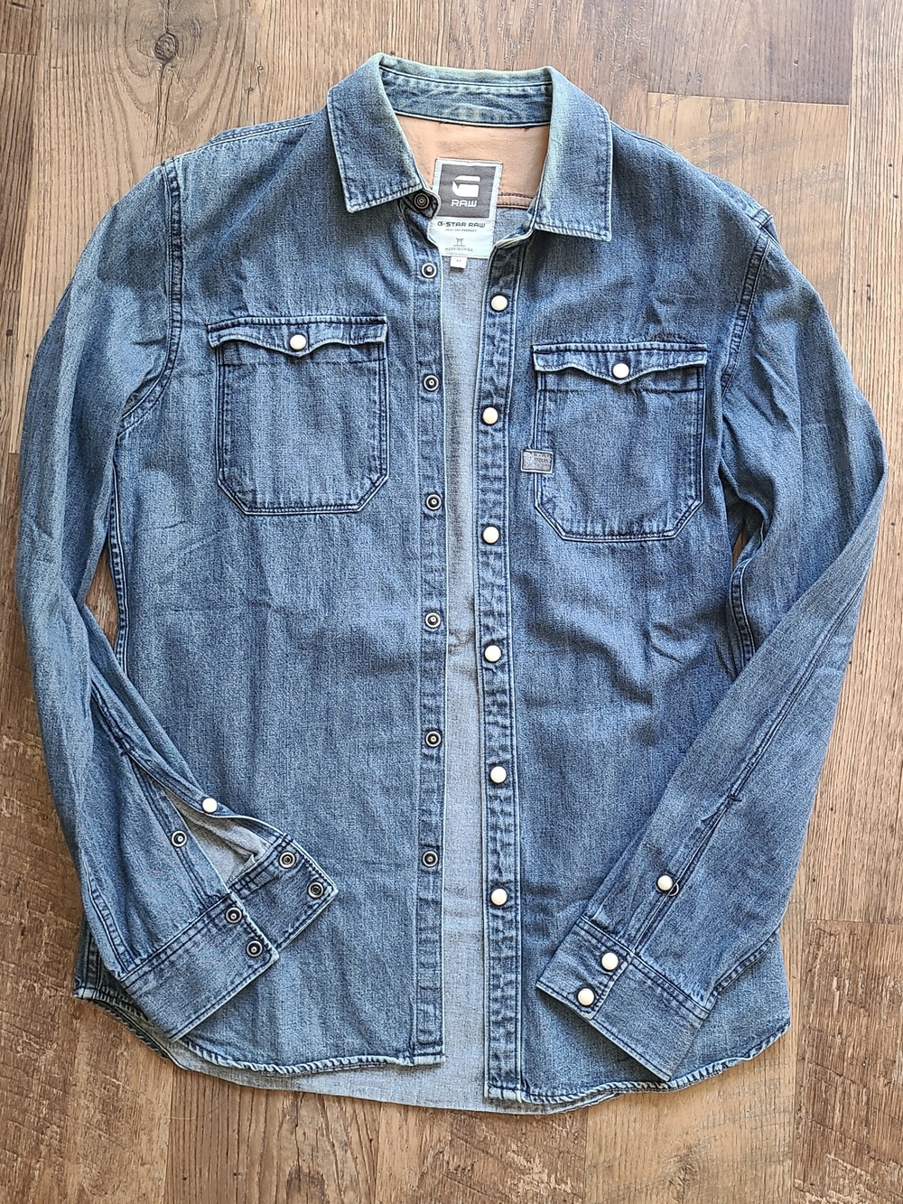 G-Star Men's Denim Shirt Jacket - Blue